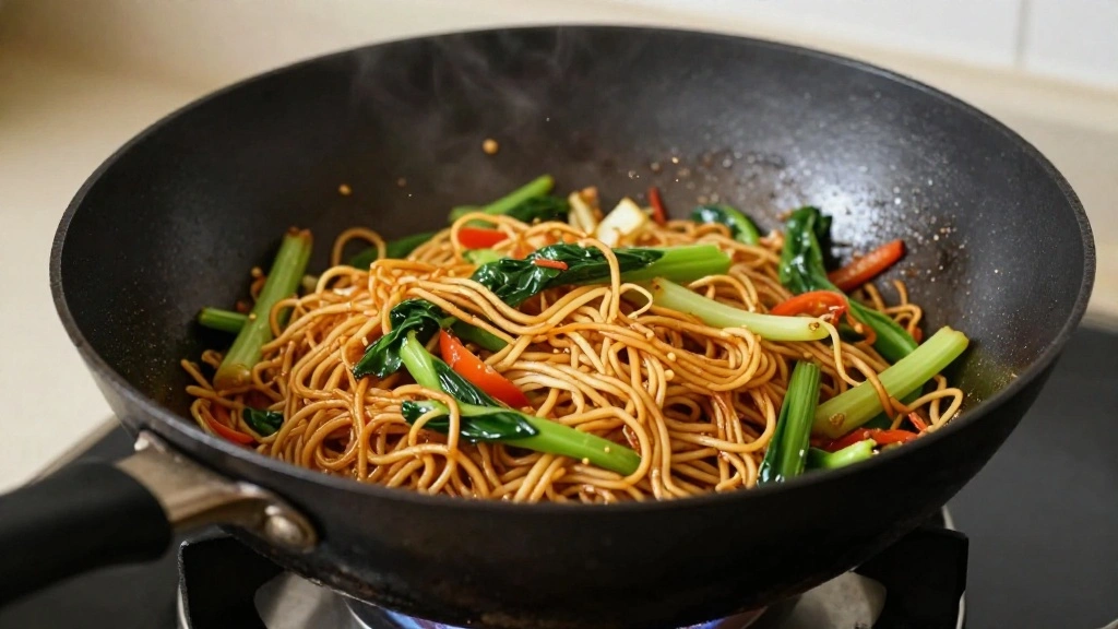 Street-Style Vegetable Hakka Noodles Recipe - Step 7: Final Stir-Fry 1