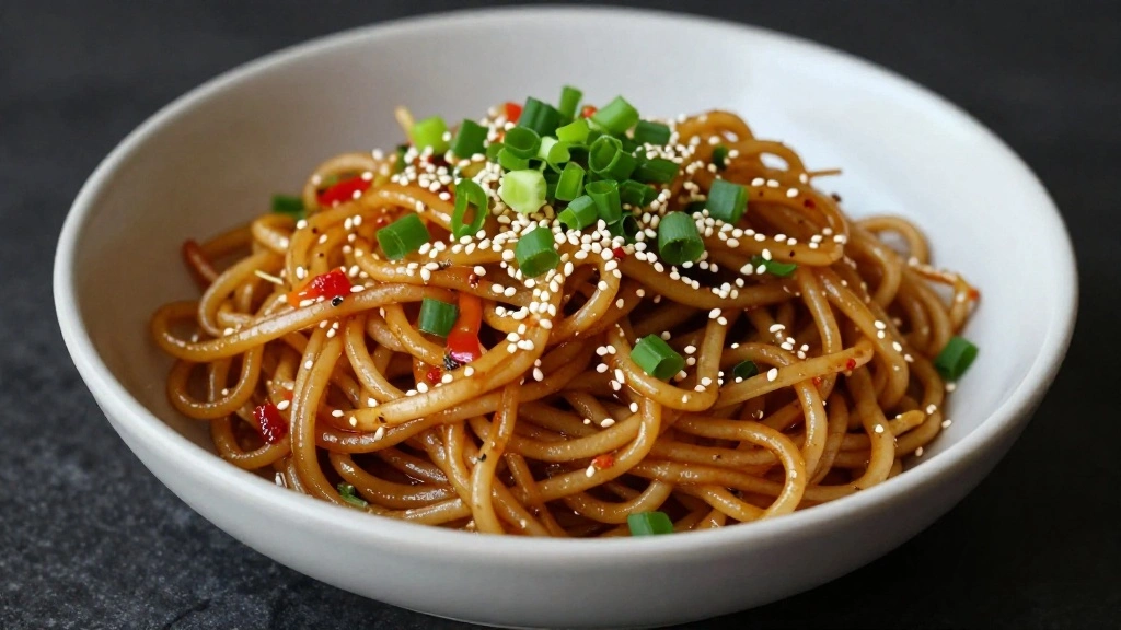 Street-Style Vegetable Hakka Noodles Recipe - Step 8: Serve and Garnish 1
