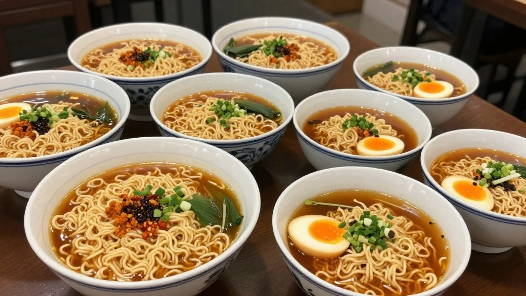 The Best Authentic Ramen Noodles Soup Recipe - Step 5: Assemble the Ramen Bowls 1