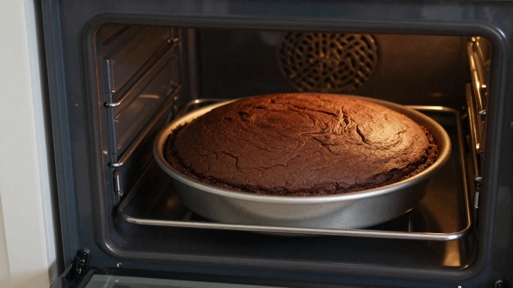 Warm Chocolate Pudding Cake (Self-Saucing) - Step 8: Bake the Cake 1