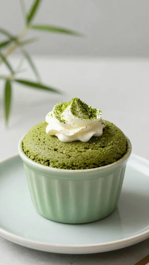 10 Chocolate Cake in a Mug Recipes Ready in Just 5 Minutes - 7. Matcha Chocolate Mug Cake 1