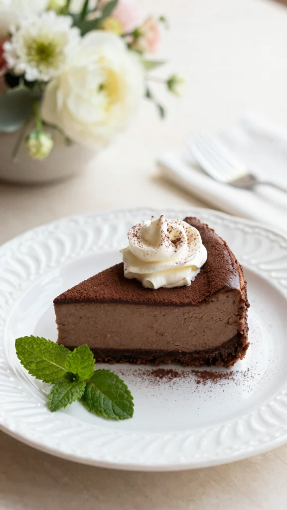 10 Chocolate Cheesecake Recipes Rich, Creamy and Decadent - 1. Classic Gluten-Free Chocolate Cheesecake 1
