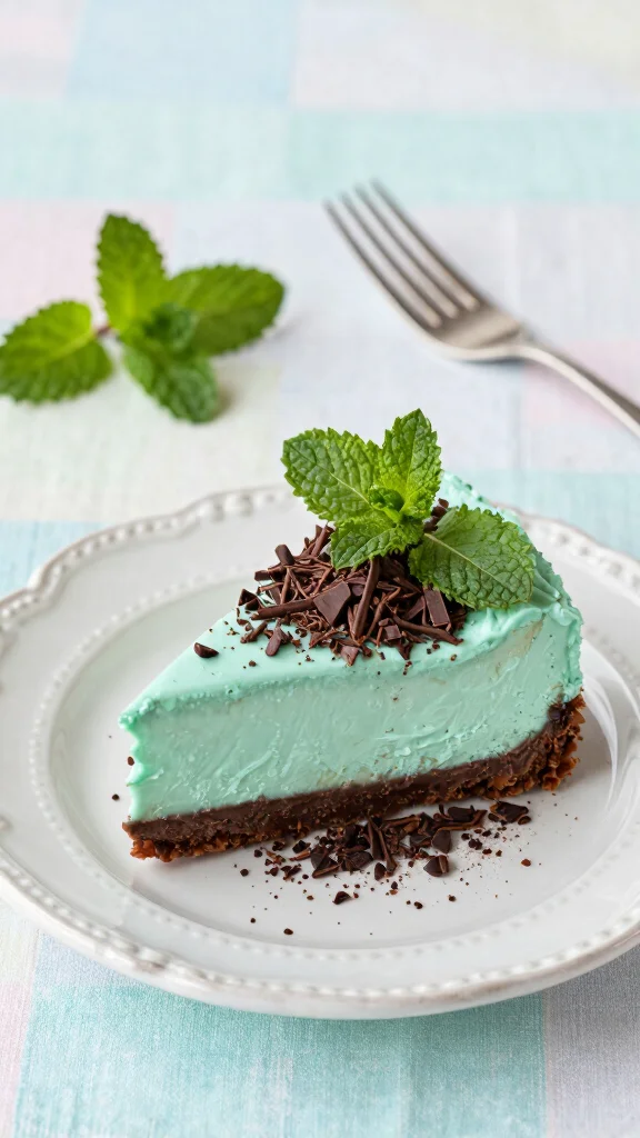 10 Chocolate Cheesecake Recipes Rich, Creamy and Decadent - 5. Mint Chocolate Cheesecake 1