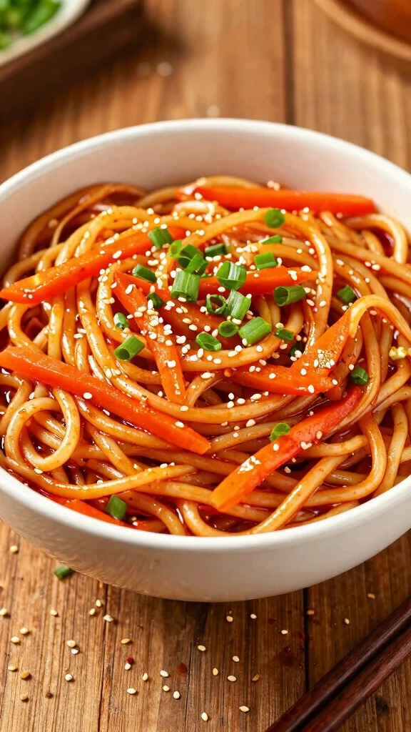 10 Noodles Recipes from Scratch That Beat Store-Bought Every Time - 2. Spicy Szechuan Noodles 1