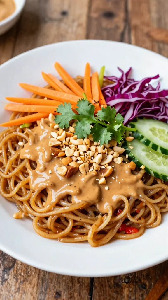10 Noodles Recipes from Scratch That Beat Store-Bought Every Time - 6. Thai Peanut Noodles 1