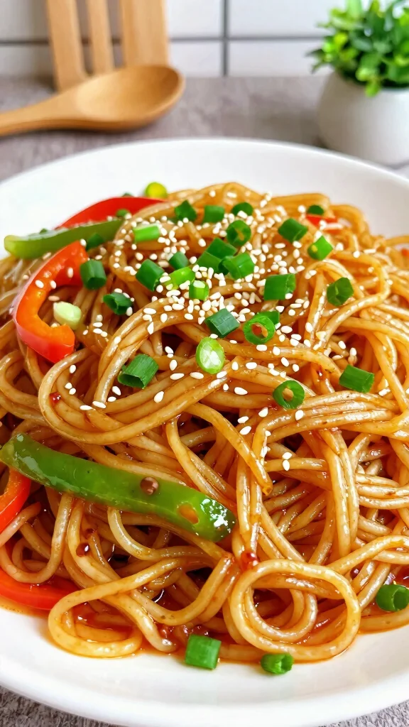 10 Restaurant Style Noodles Recipes You Can Make at Home - 1. Garlic Soy Noodles 1