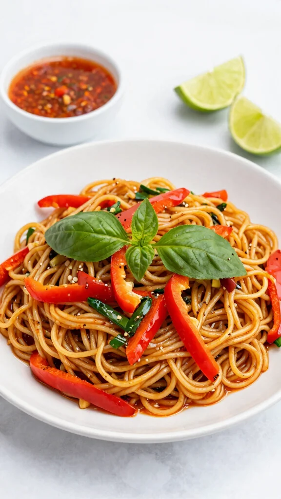 10 Restaurant Style Noodles Recipes You Can Make at Home - 8. One-Pan Thai Drunken Noodles 1