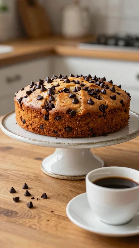 10 Sugar Free Chocolate Cake Recipes That Still Taste Indulgent - 10. Sugar Free Chocolate Chip Cake 1