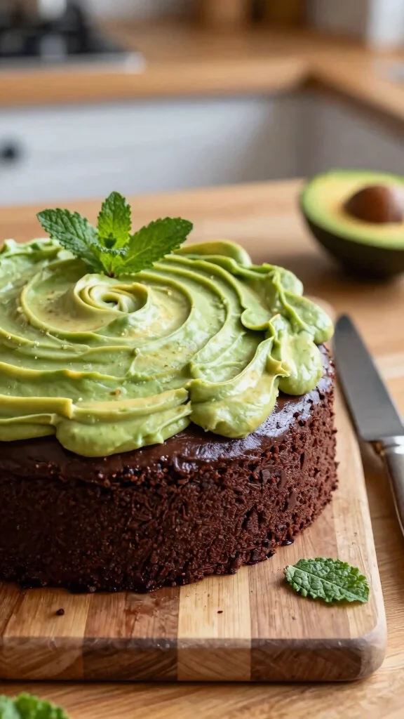 10 Sugar Free Chocolate Cake Recipes That Still Taste Indulgent - 4. Chocolate Avocado Cake 1