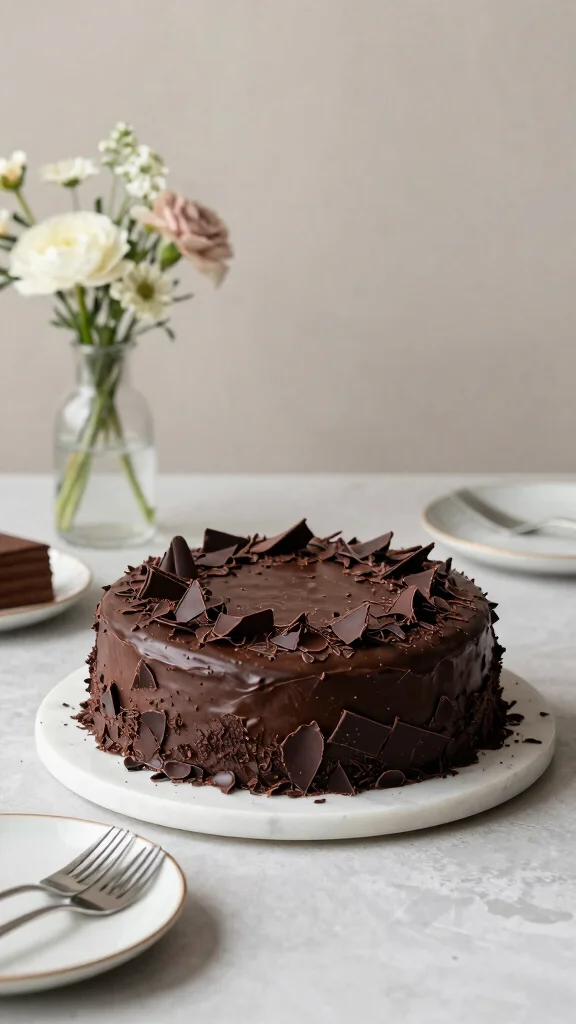 10 Sugar Free Chocolate Cake Recipes That Still Taste Indulgent - 6. Sugar Free Dark Chocolate Cake 1