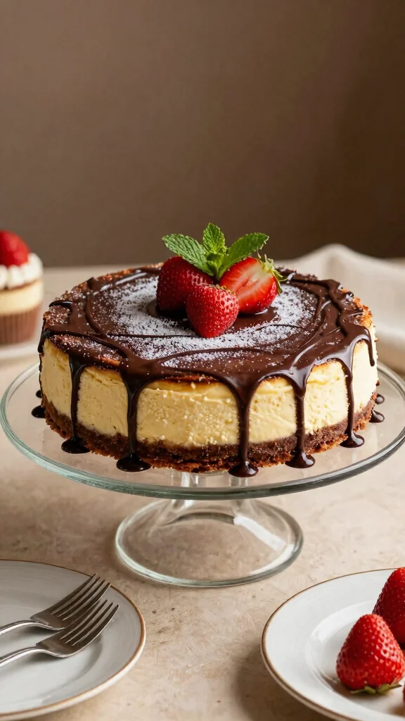 10 Sugar Free Chocolate Cake Recipes That Still Taste Indulgent - 7. Sugar Free Chocolate Cheesecake 1
