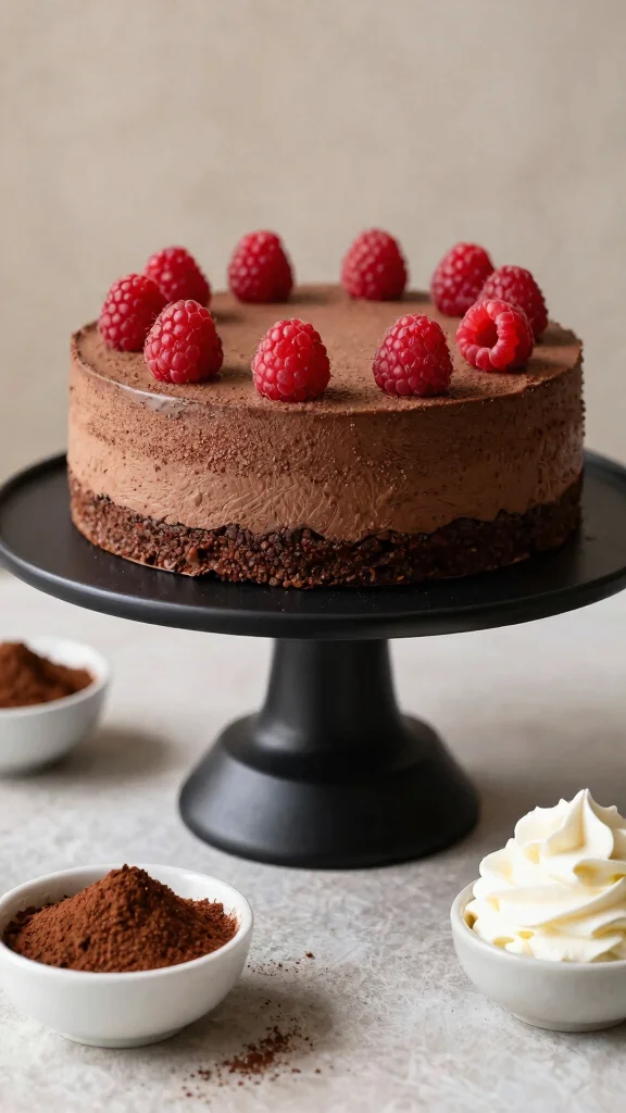 10 Sugar Free Chocolate Cake Recipes That Still Taste Indulgent - 8. Sugar Free Chocolate Mousse Cake 1
