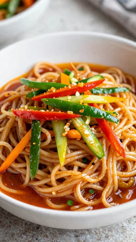 10 Thai Noodles Recipes Bursting with Authentic Flavor - 10. Thai Sweet Chili Noodles 1