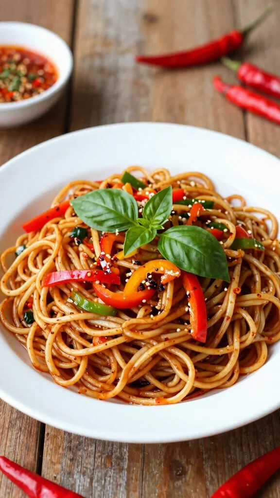 10 Thai Noodles Recipes Bursting with Authentic Flavor - 2. Spicy Drunken Noodles (Pad Kee Mao) 1