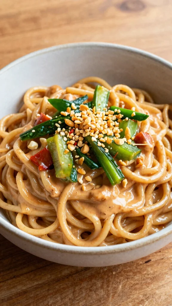 10 Thai Noodles Recipes Bursting with Authentic Flavor - 5. Thai Peanut Noodles 1