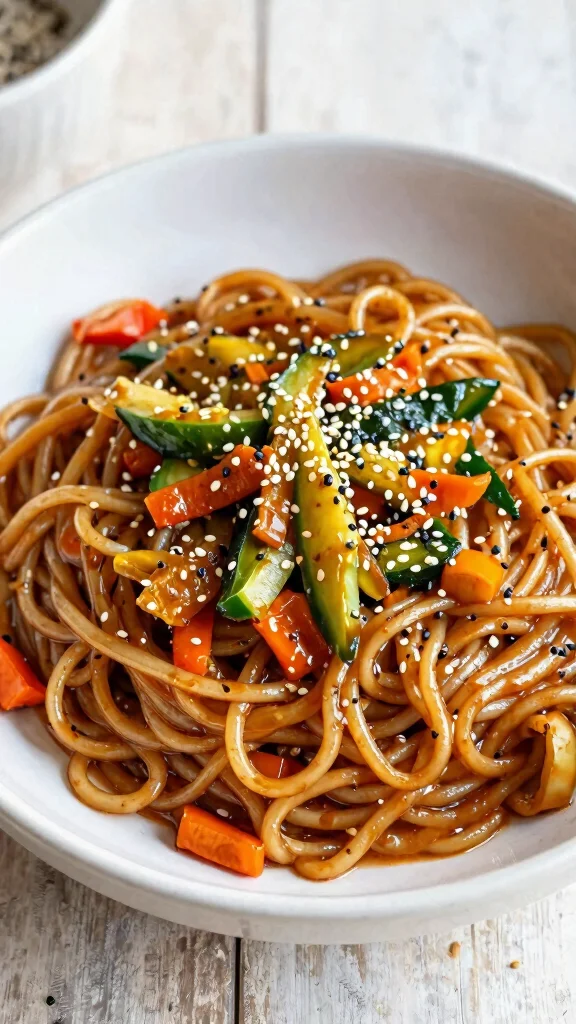 10 Thai Noodles Recipes Bursting with Authentic Flavor - 7. Sesame Thai Noodles 1