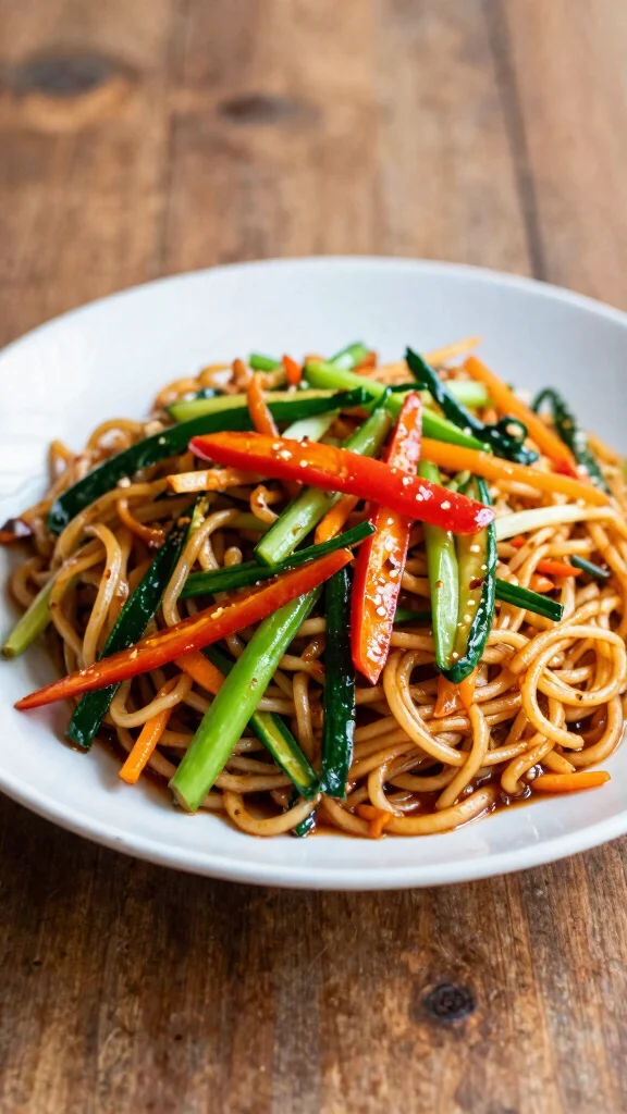 10 Thai Noodles Recipes Bursting with Authentic Flavor - 8. Thai Stir-fried Noodles with Vegetables 1