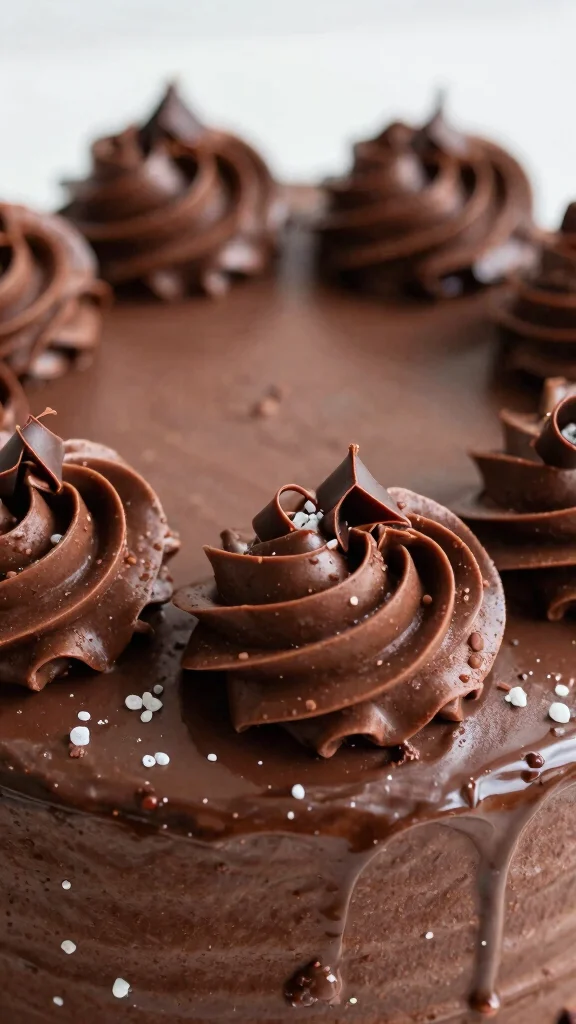 11 Chocolate Cake Ganache Decoration Ideas Sleek and Stunning - 2. Ganache Swirls 1