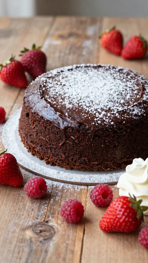 11 Chocolate Cake Homemade Recipes That Taste Like Bakery Quality - 2. Flourless Chocolate Cake 1