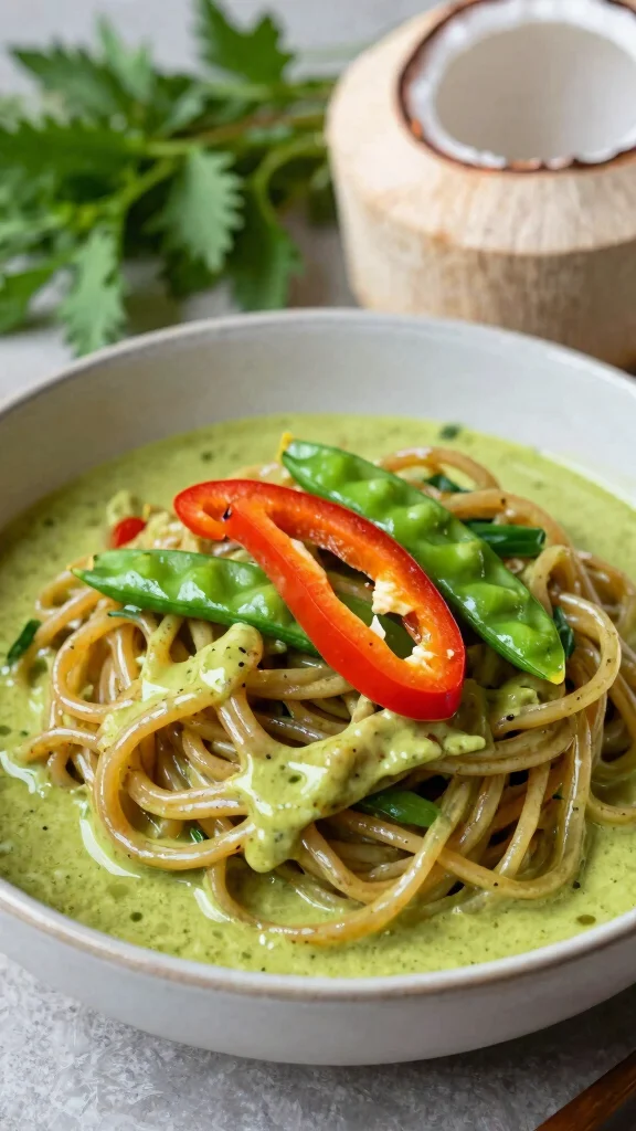 11 Cold Noodles Recipes Refreshing and Perfect for Summer - 11. Thai Green Curry Cold Noodles 1