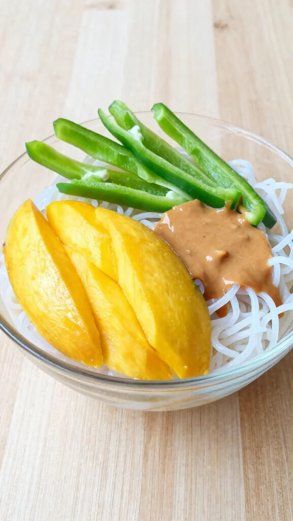 11 Cold Noodles Recipes Refreshing and Perfect for Summer - 4. Thai Cold Noodles with Mango 1