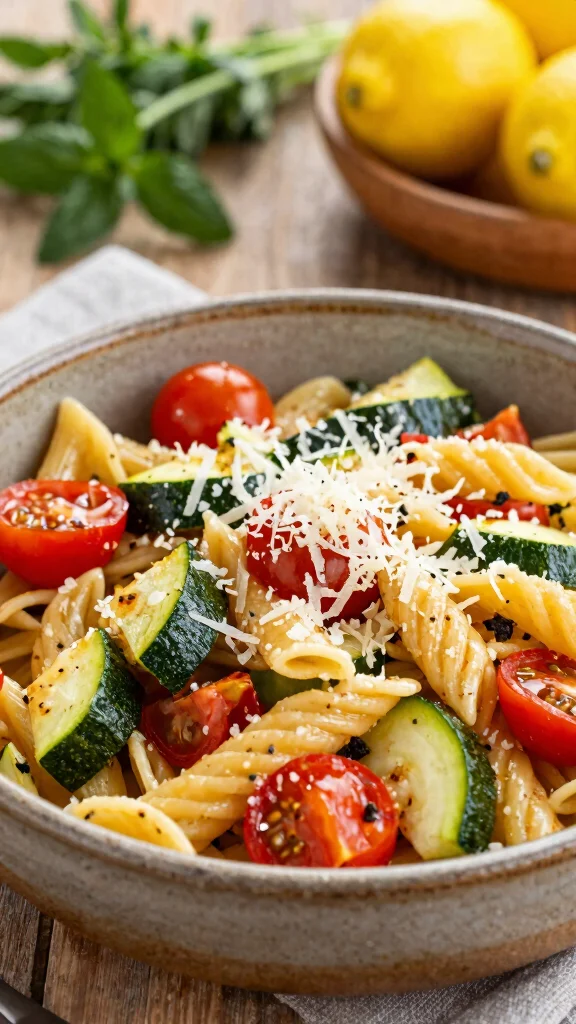 11 Noodles Recipes for Dinner: Quick, Easy and Family-Friendly - 2. One-Pan Pasta Primavera 1