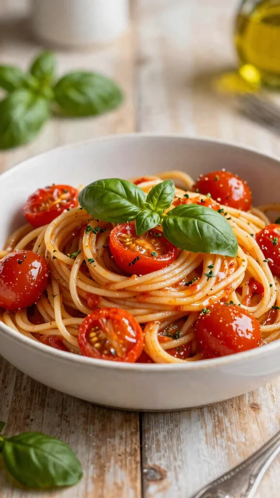 11 One Pot Noodles Recipes for Easy Cooking and Cleanup - 10. One-Pot Tomato Basil Pasta 1