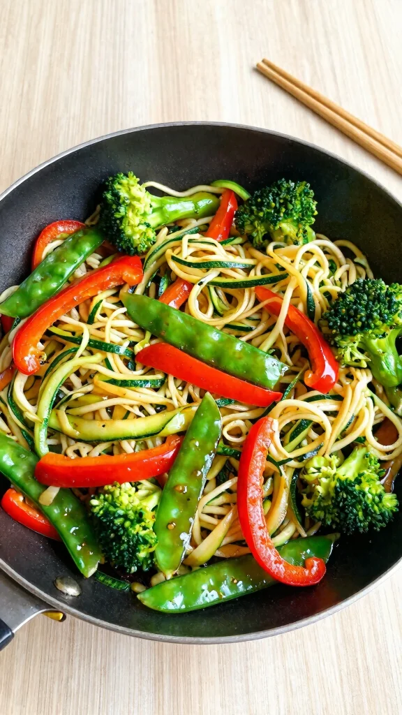 11 Zucchini Noodles Recipes Light, Low-Carb and Delicious - 10. Zucchini Noodle Stir-Fry 1