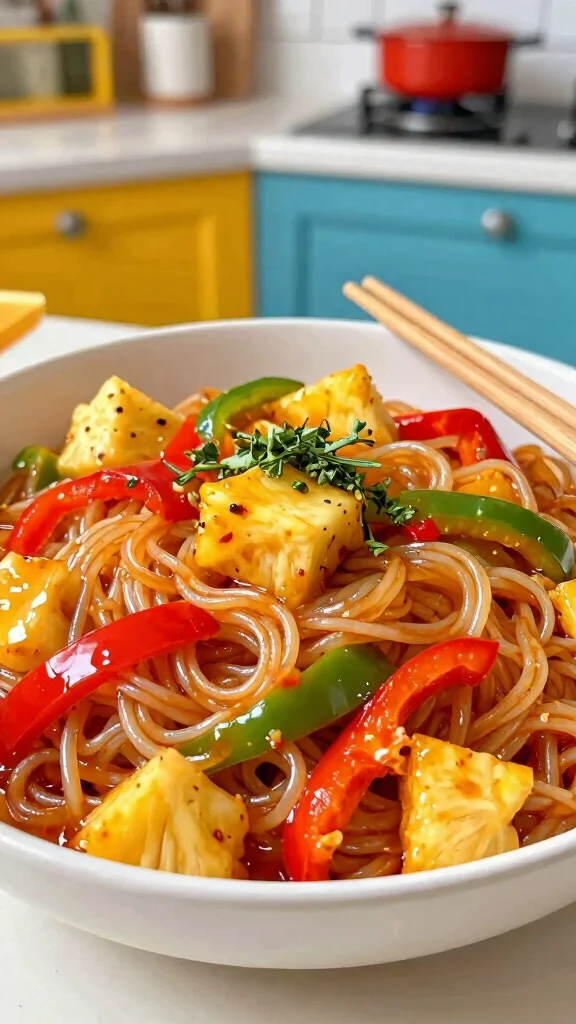12 Chinese Noodles Recipes for Authentic Flavors at Home - 12. Sweet and Sour Noodles 1