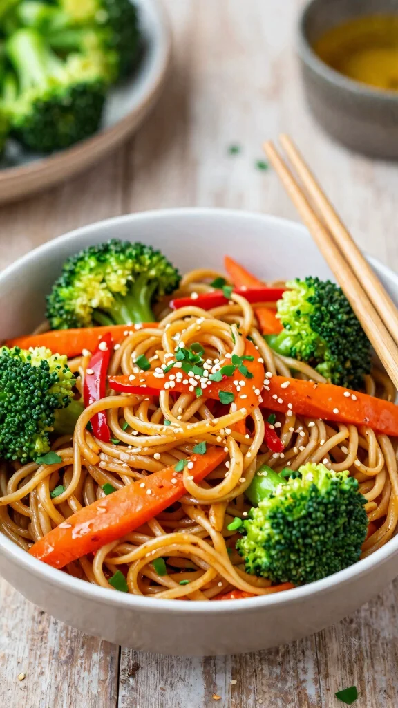 12 Chinese Noodles Recipes for Authentic Flavors at Home - 4. Vegetable Lo Mein 1
