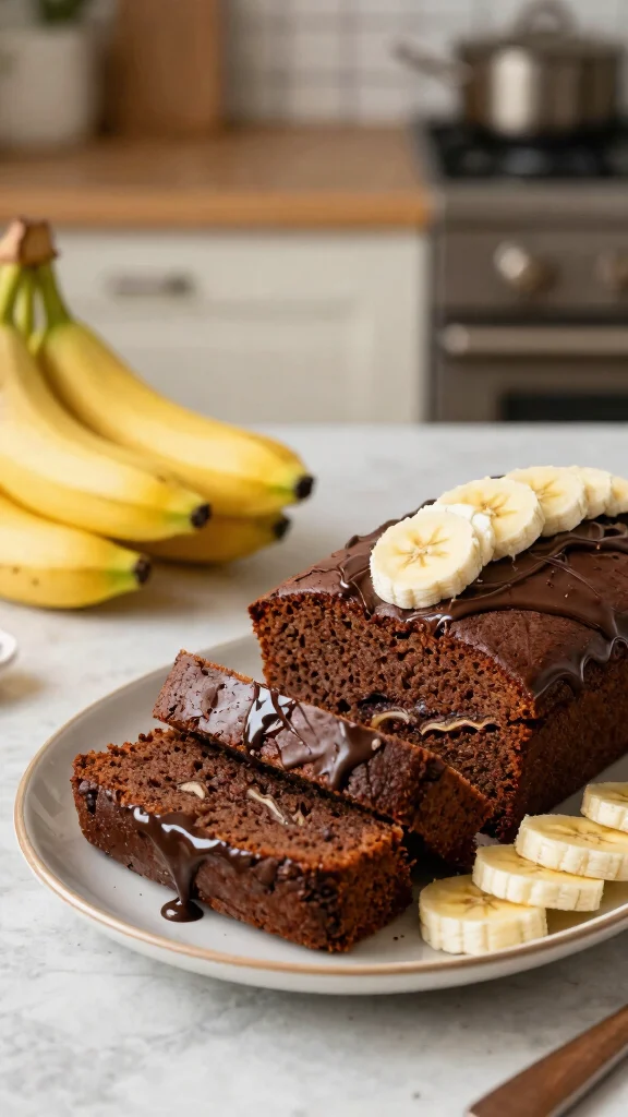12 Chocolate Cake No Eggs Recipes That Are Perfectly Fluffy - 3. Chocolate Banana Bread Cake 1