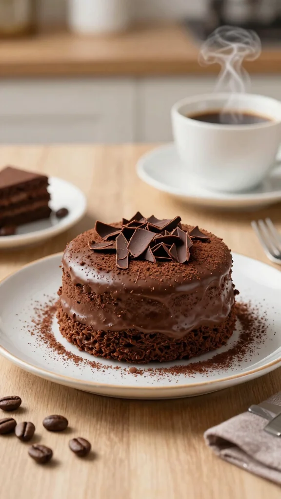 12 Chocolate Cake No Eggs Recipes That Are Perfectly Fluffy - 5. Mocha Chocolate Cake 1