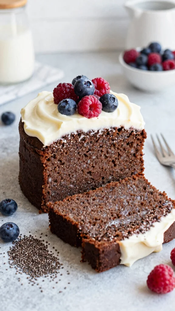 12 Chocolate Cake No Eggs Recipes That Are Perfectly Fluffy - 9. Chocolate Chia Seed Cake 1