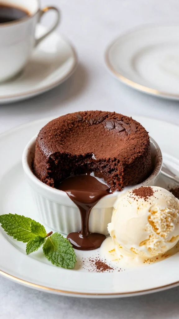12 Chocolate Cake Using Cocoa Powder Recipes Deep and Intense - 6. Decadent Chocolate Lava Cake 1