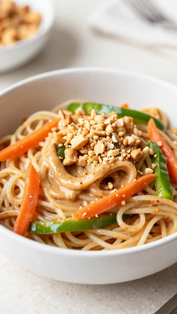 12 Stir Fry Noodles Recipes: Fast, Flavorful, and Versatile - 11. Peanut Butter Veggie Noodles 1