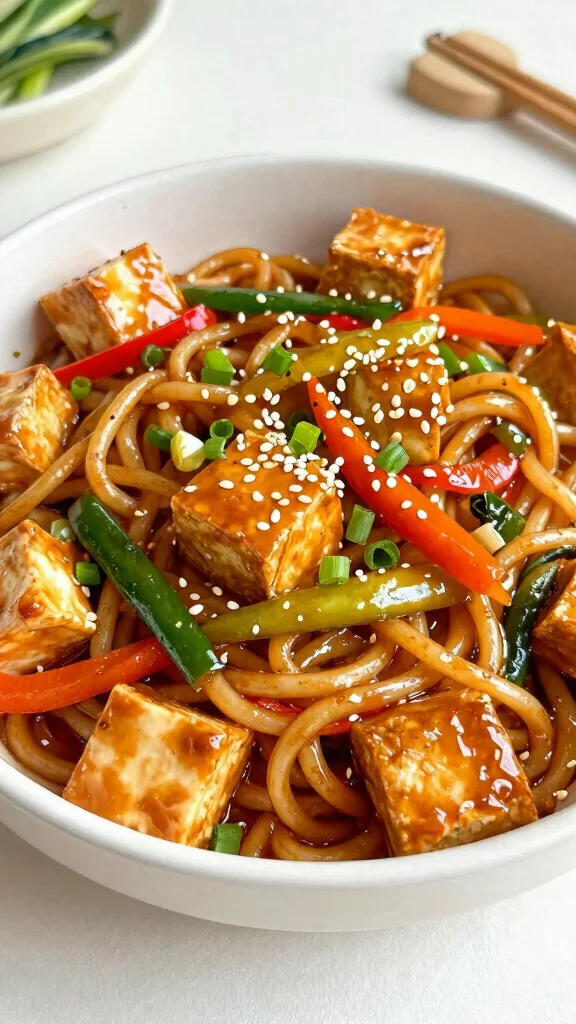 12 Stir Fry Noodles Recipes: Fast, Flavorful, and Versatile - 4. Teriyaki Tofu Noodles 1