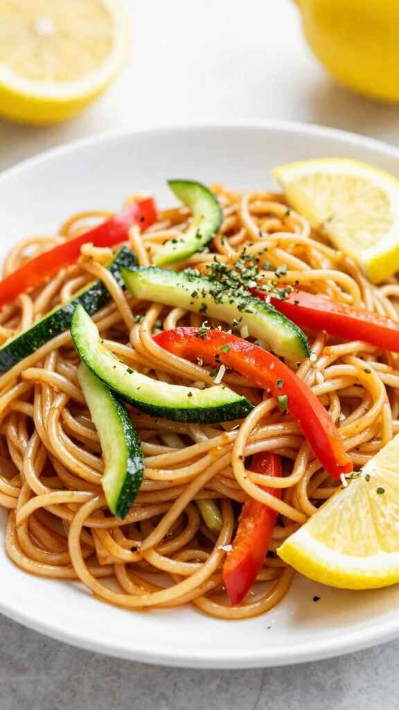 12 Stir Fry Noodles Recipes: Fast, Flavorful, and Versatile - 5. Lemon Ginger Noodles 1