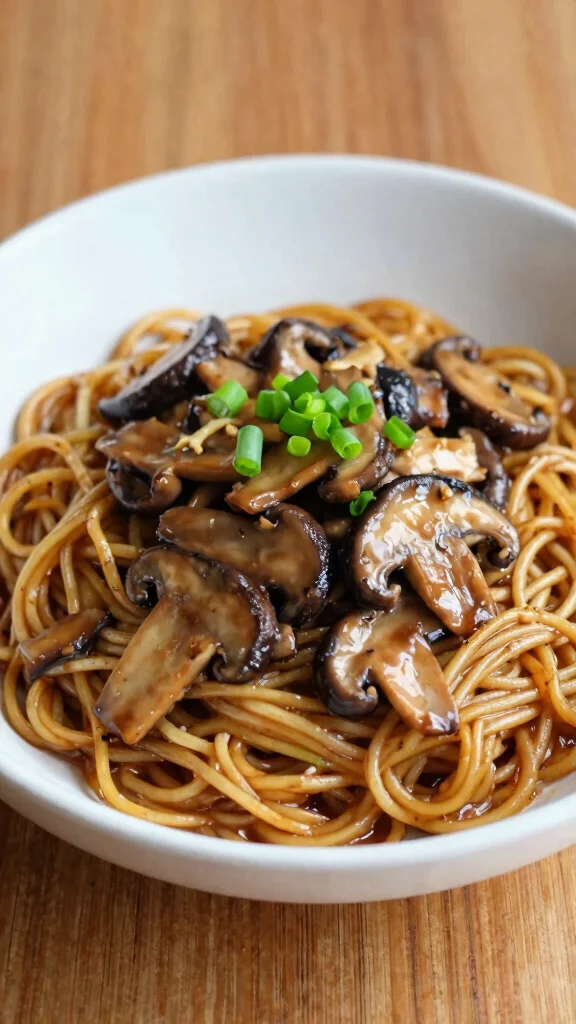 12 Stir Fry Noodles Recipes: Fast, Flavorful, and Versatile - 8. Mushroom Sesame Noodles 1
