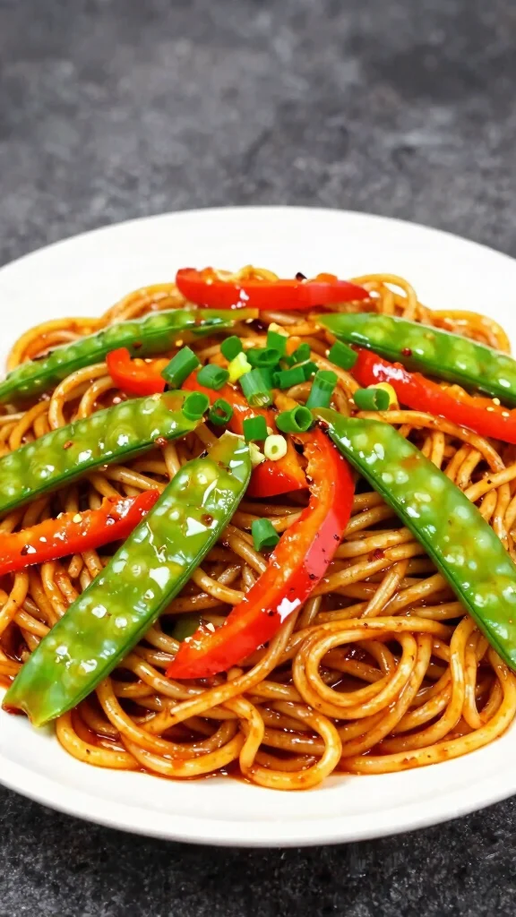 12 Vegetarian Noodles Recipes Hearty, Healthy and Satisfying - 10. Szechuan Spicy Noodles 1