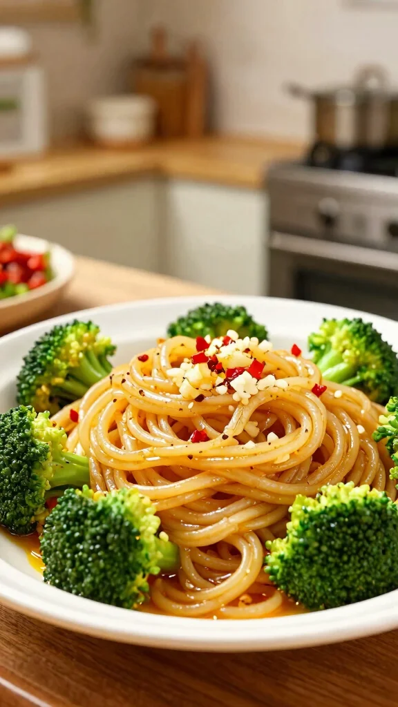 13 Asian Noodles Recipes from Classic to Creative - 10. Garlic Noodles with Broccoli 1