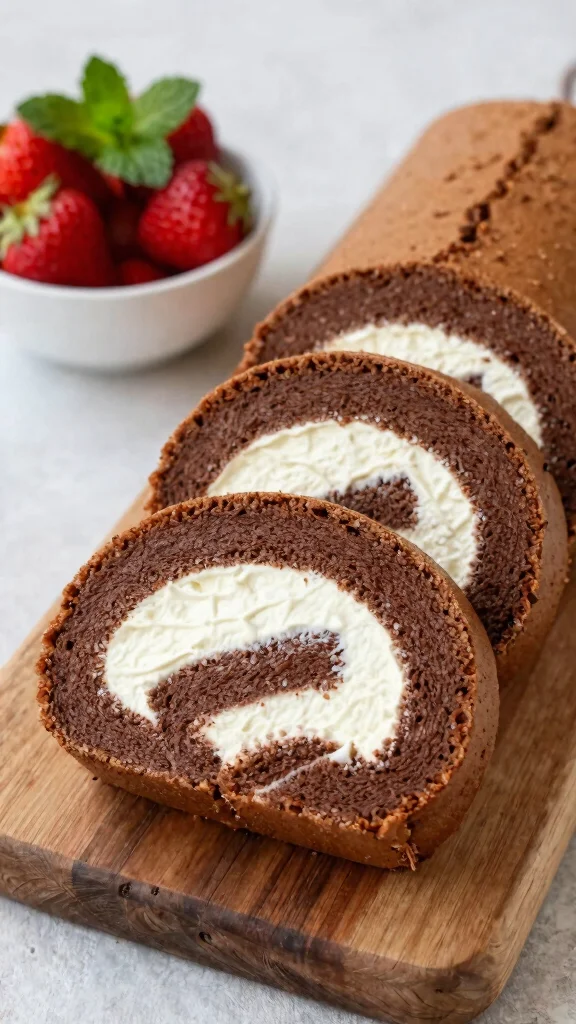 13 Chocolate Cake Roll Recipes Light, Creamy and Irresistible - 1. Classic Gluten-Free Chocolate Cake Roll 1