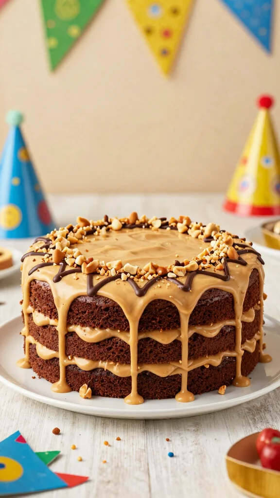 13 Chocolate Cake from Scratch Recipes Better Than Any Box Mix - 12. Chocolate Peanut Butter Cake 1