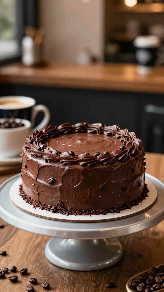 13 Chocolate Cake from Scratch Recipes Better Than Any Box Mix - 13. Mocha Chocolate Cake 1