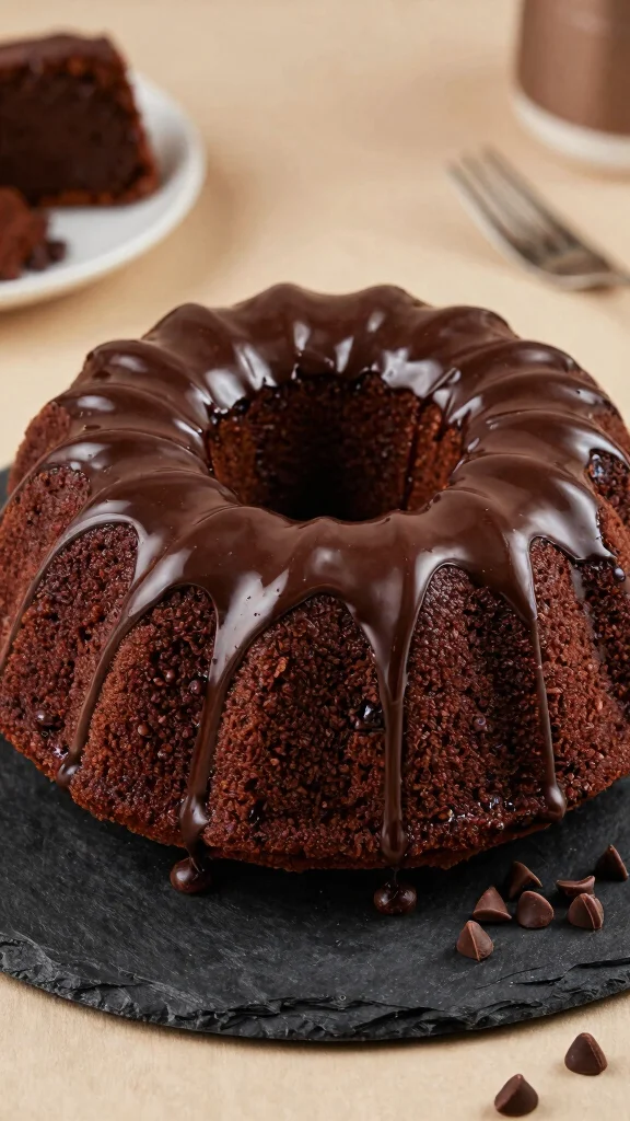 13 Chocolate Cake from Scratch Recipes Better Than Any Box Mix - 6. Chocolate Chip Bundt Cake 1