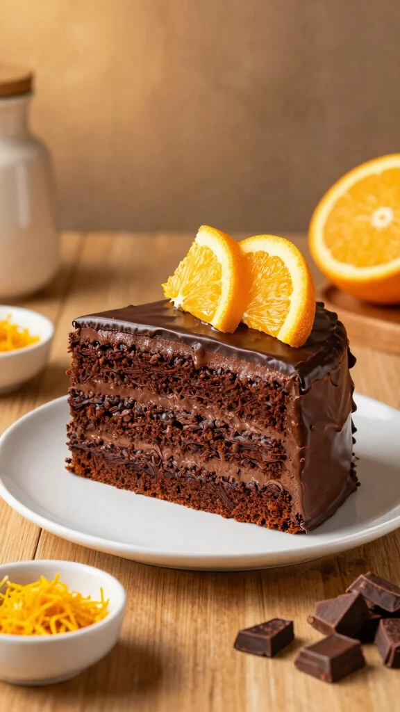 13 Chocolate Cake from Scratch Recipes Better Than Any Box Mix - 8. Chocolate Orange Cake 1