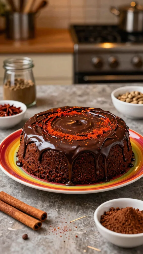 13 Chocolate Cake from Scratch Recipes Better Than Any Box Mix - 9. Spicy Chocolate Cake 1