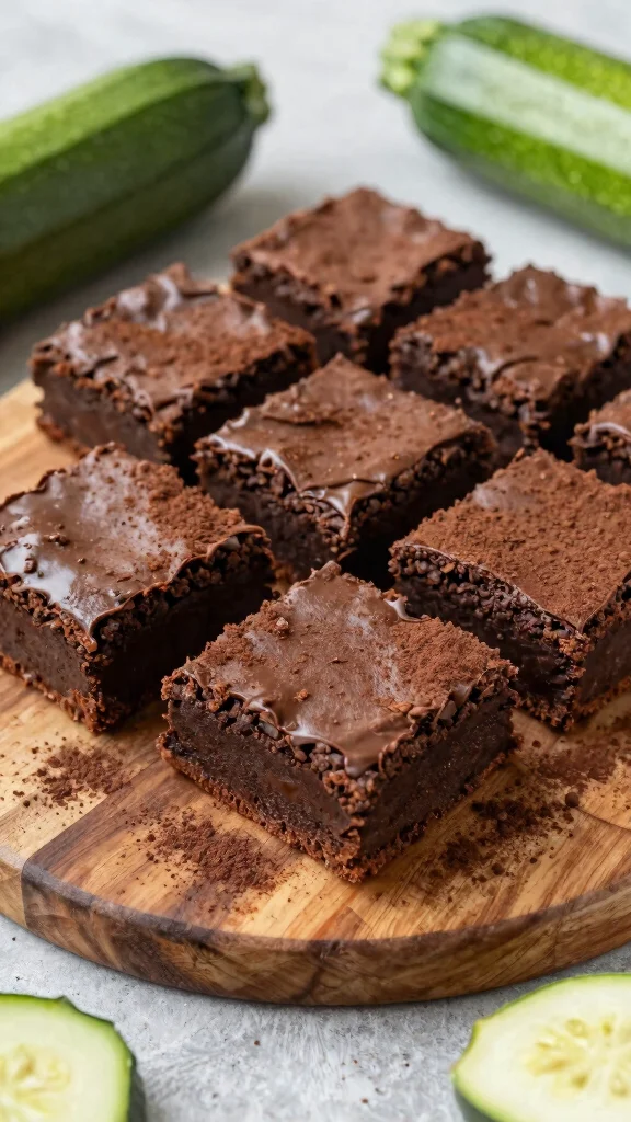 13 Chocolate Zucchini Cake Recipes Moist, Healthy and Sneaky Good - 11. Chocolate Zucchini Brownies 1