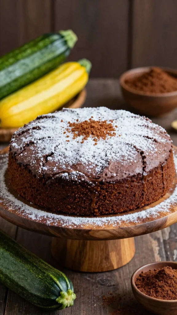 13 Chocolate Zucchini Cake Recipes Moist, Healthy and Sneaky Good - 6. Spiced Chocolate Zucchini Cake 1