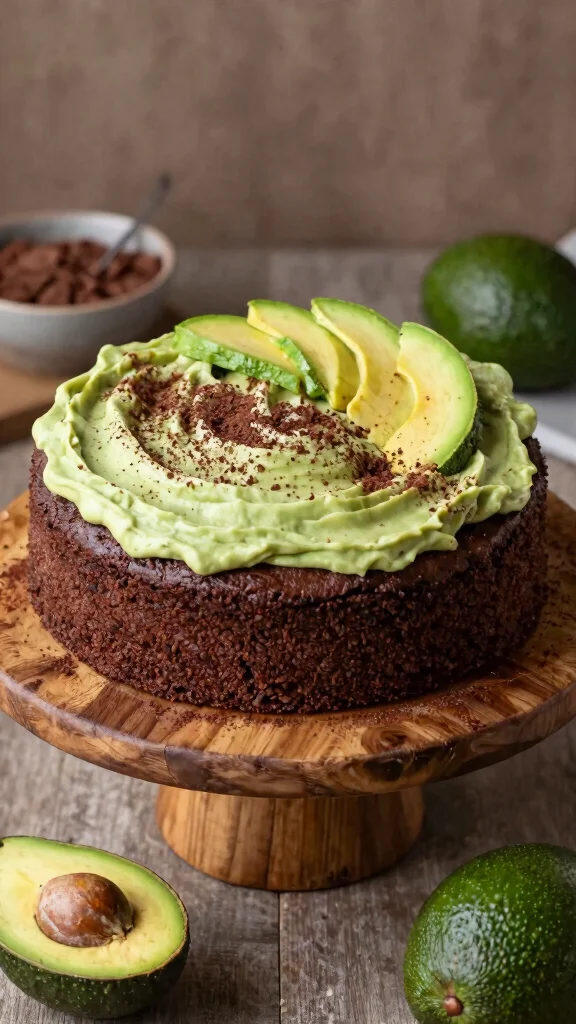 13 Chocolate Zucchini Cake Recipes Moist, Healthy and Sneaky Good - 9. Chocolate Zucchini Cake with Avocado Frosting 1