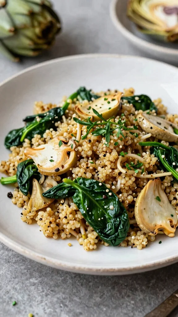 13 Healthy Noodles Recipes That Don't Sacrifice Flavor - 11. Quinoa Pasta with Spinach and Artichokes 1